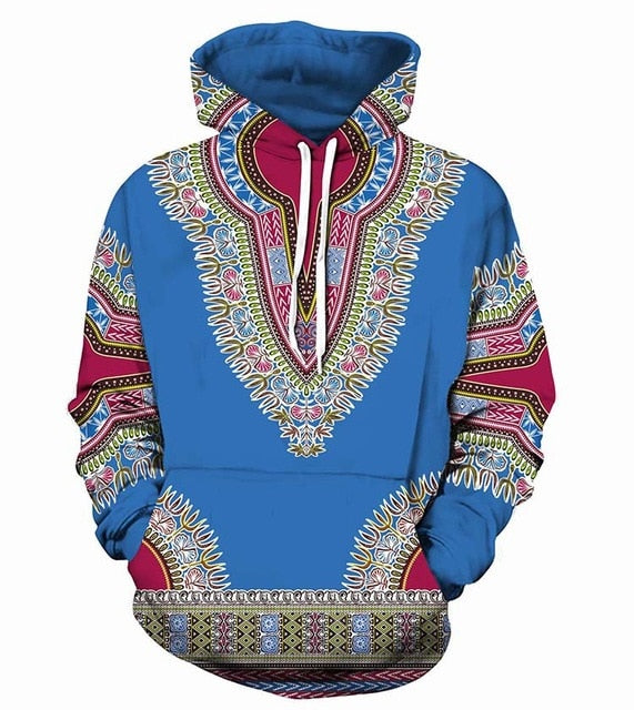 3D Traditional Print Hoodies Men Women  Fashion African Dashiki Hoodie Sweatshirts Men Hip Hop Streetwear Hoody Tracksuit