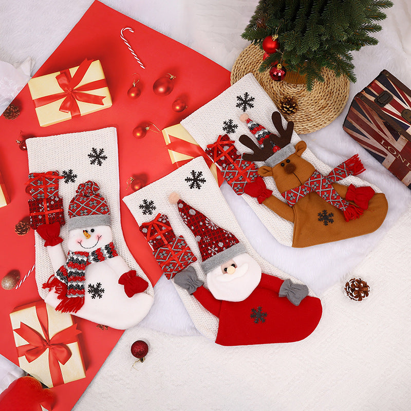 Christmas socks, Christmas gifts, Santa Claus, reindeer, Christmas gift bags, Christmas tree pendants, Christmas gifts